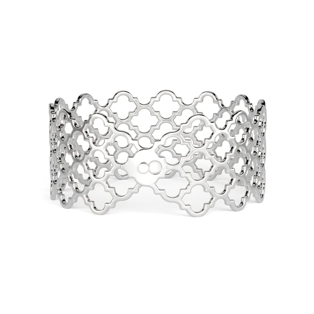 14 KT white gold Mouna bracelet