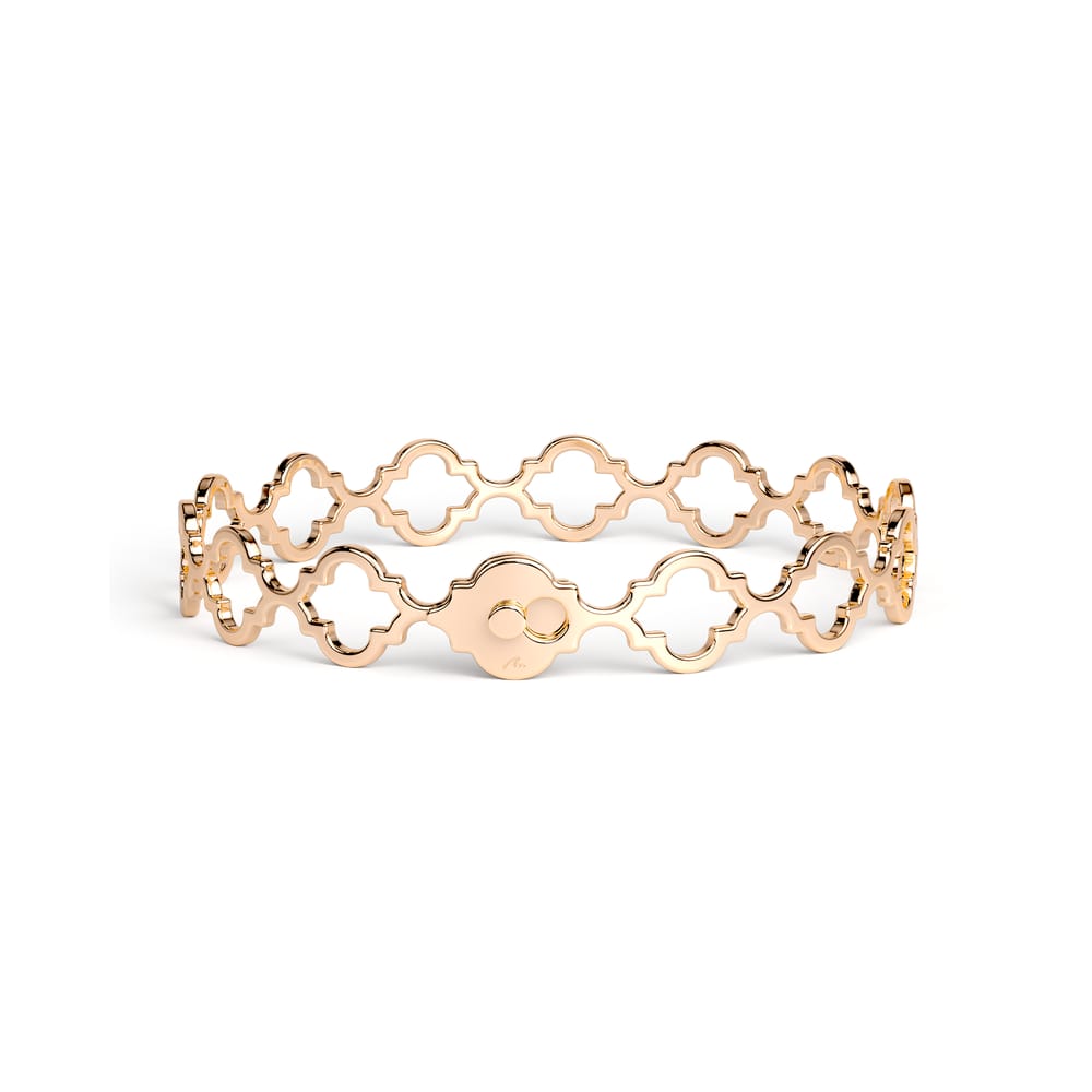 14 KT rose gold Noura bracelet
