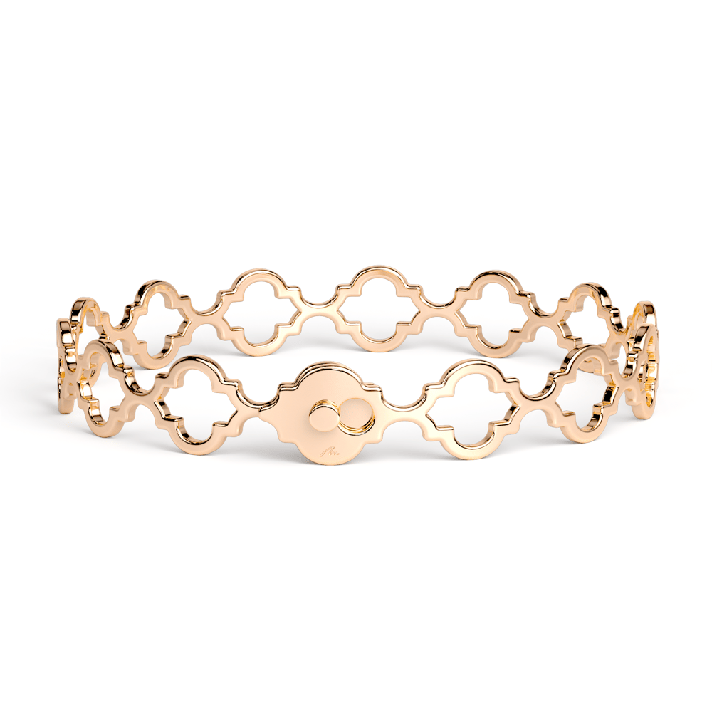 14 KT rose gold Noura bracelet