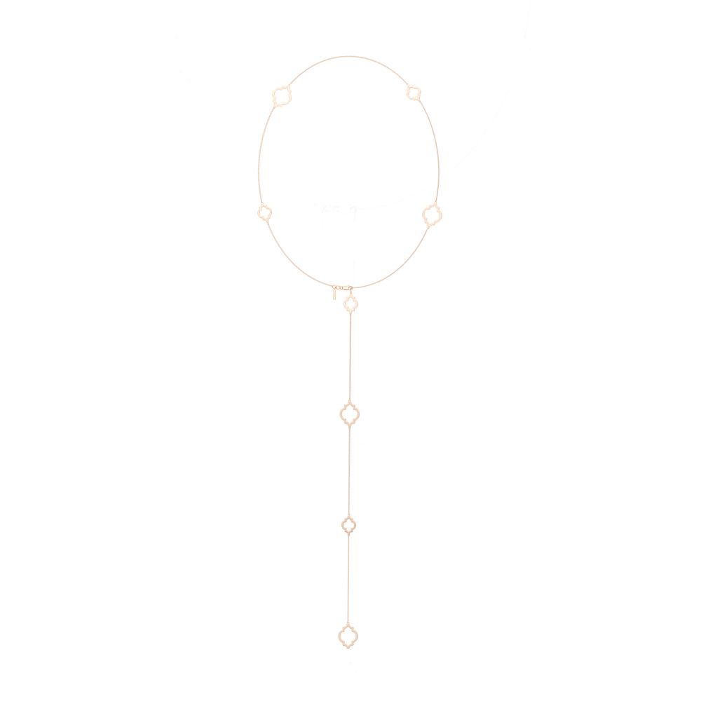 14 KT rose gold Amina necklace