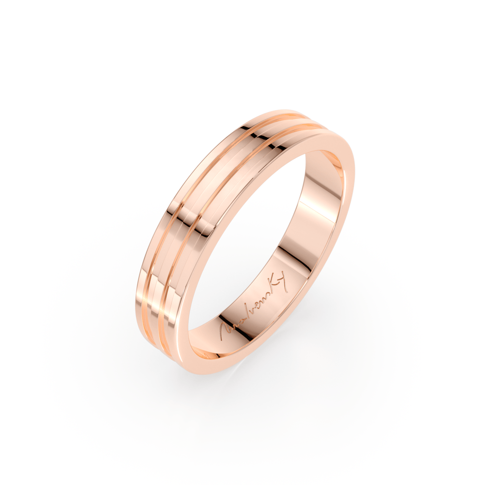 Verigheta aur roz 14 KT, medie, model Dream