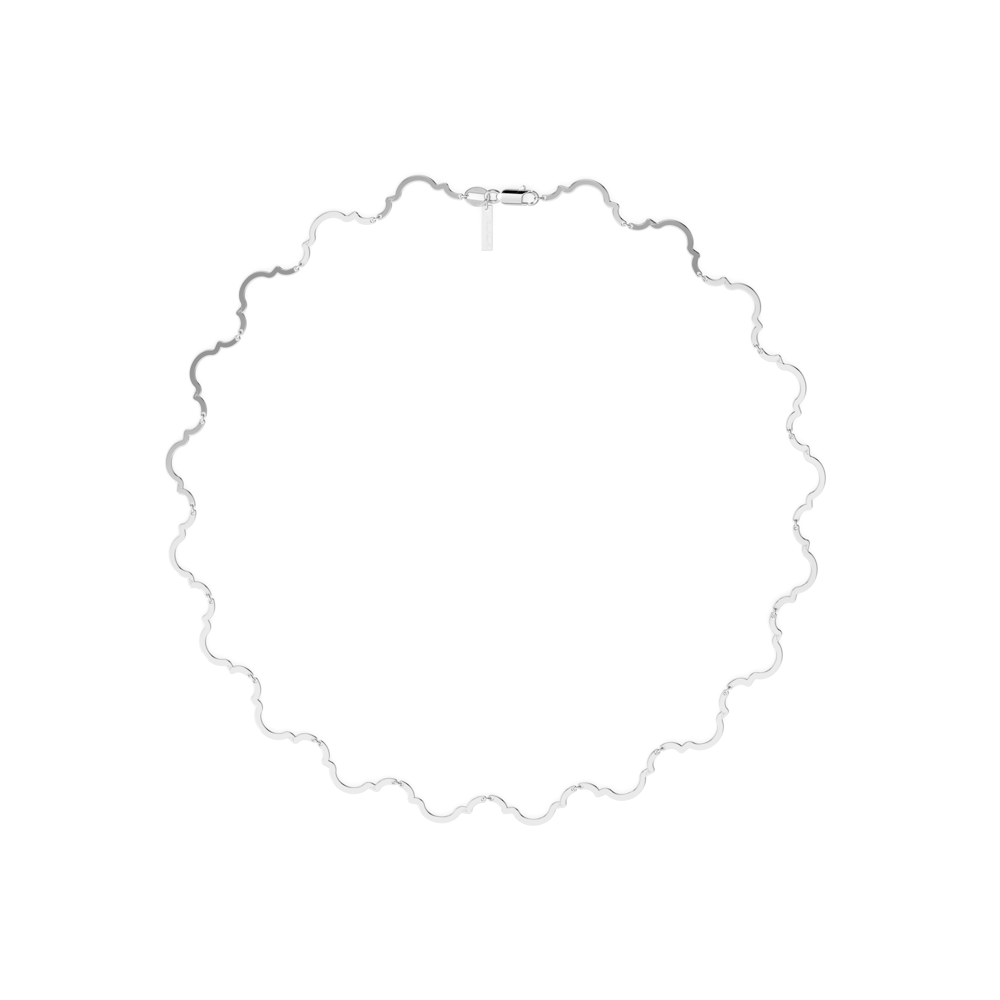 14 KT white gold Amira necklace