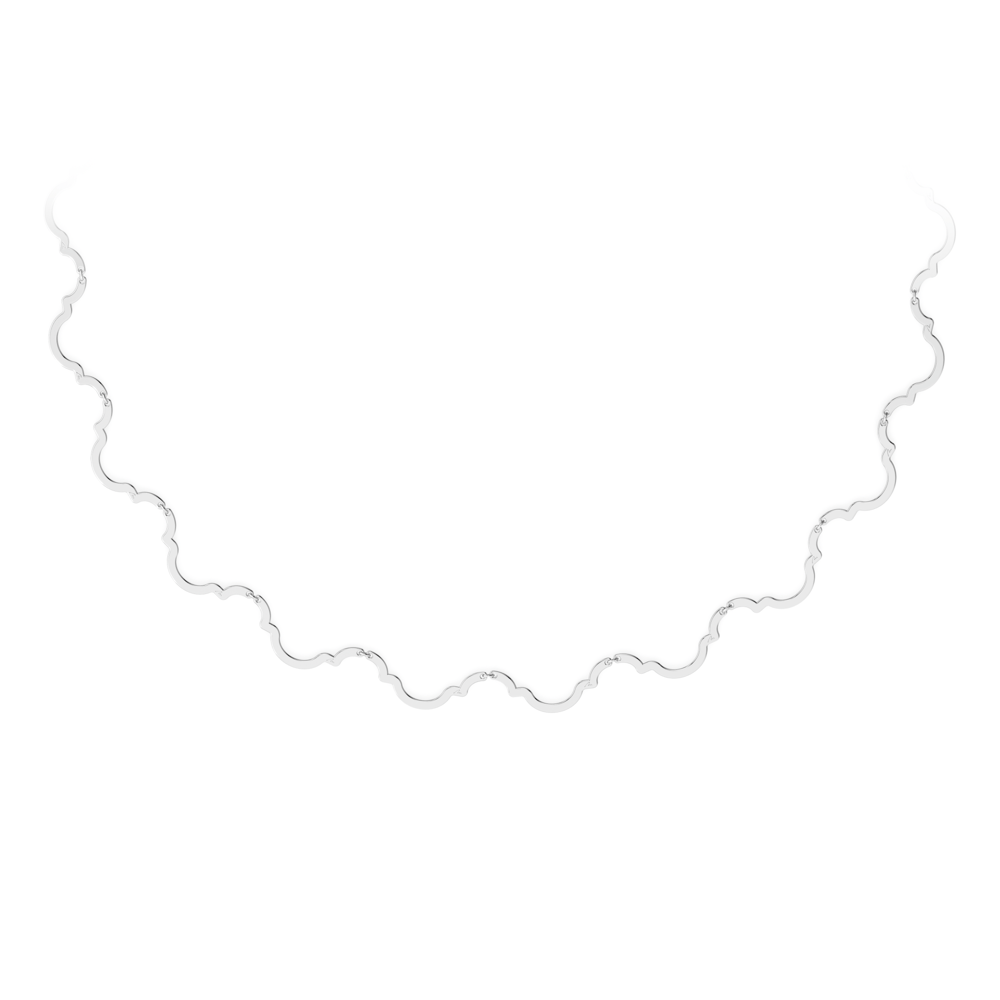 14 KT white gold Amira necklace