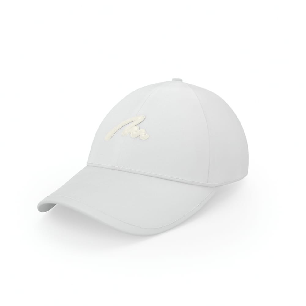 Sapca Malvensky M alba, cu logo alb