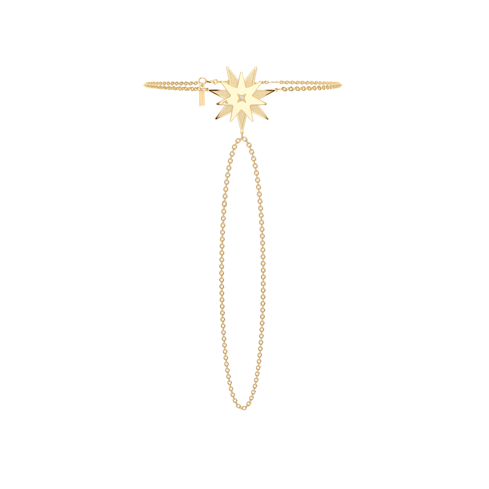 14 KT yellow gold Venus bracelet