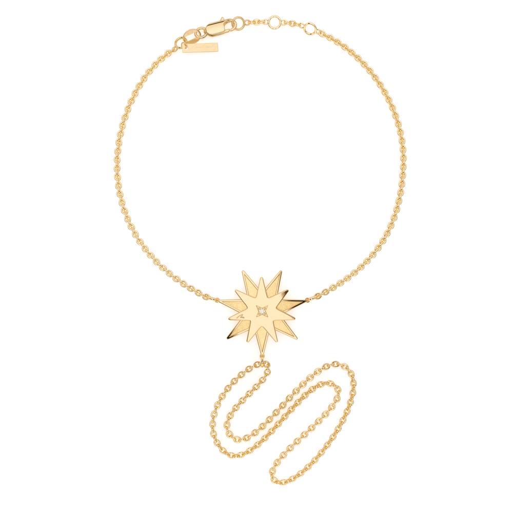 14 KT yellow gold Venus bracelet