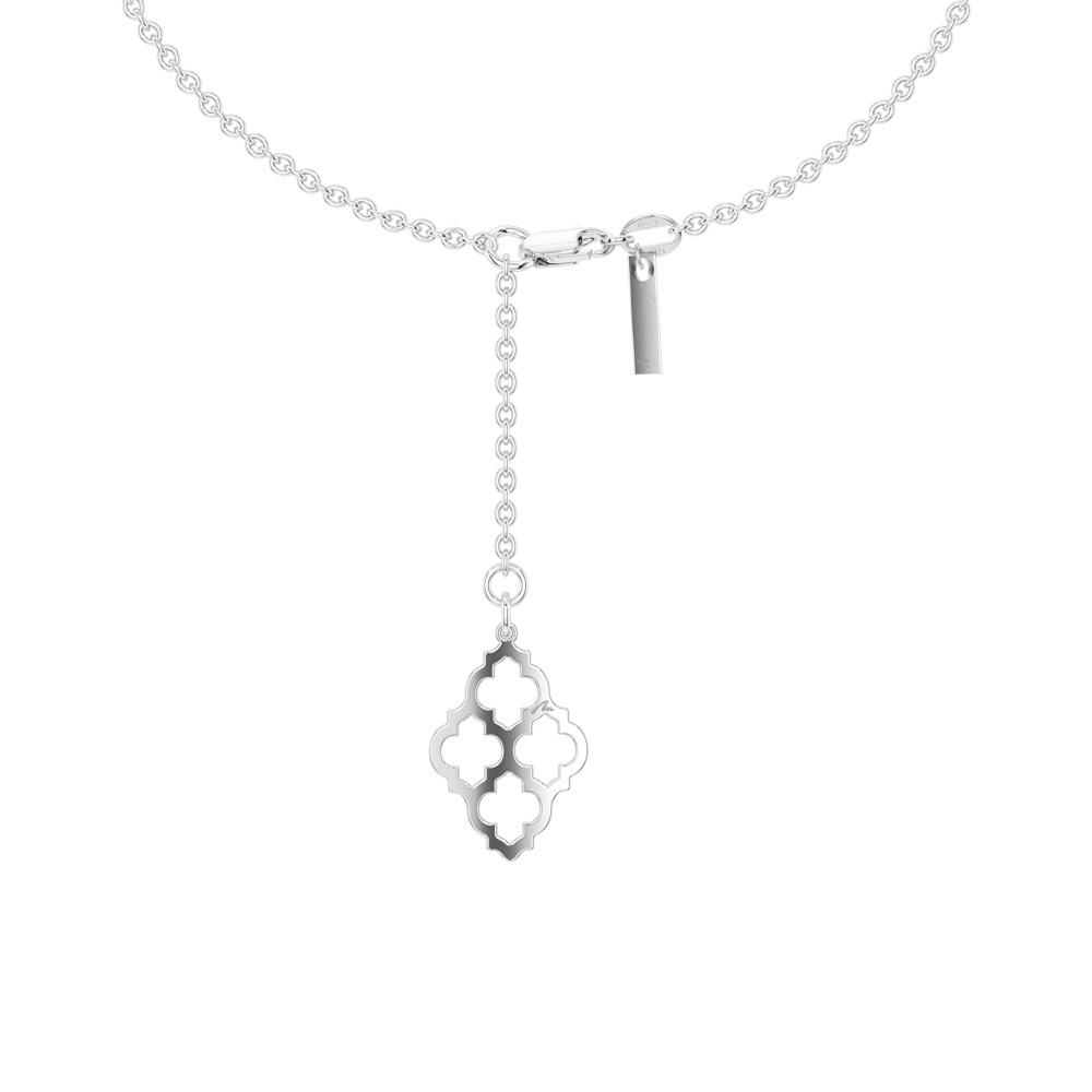 14 KT white gold Amal ankle bracelet