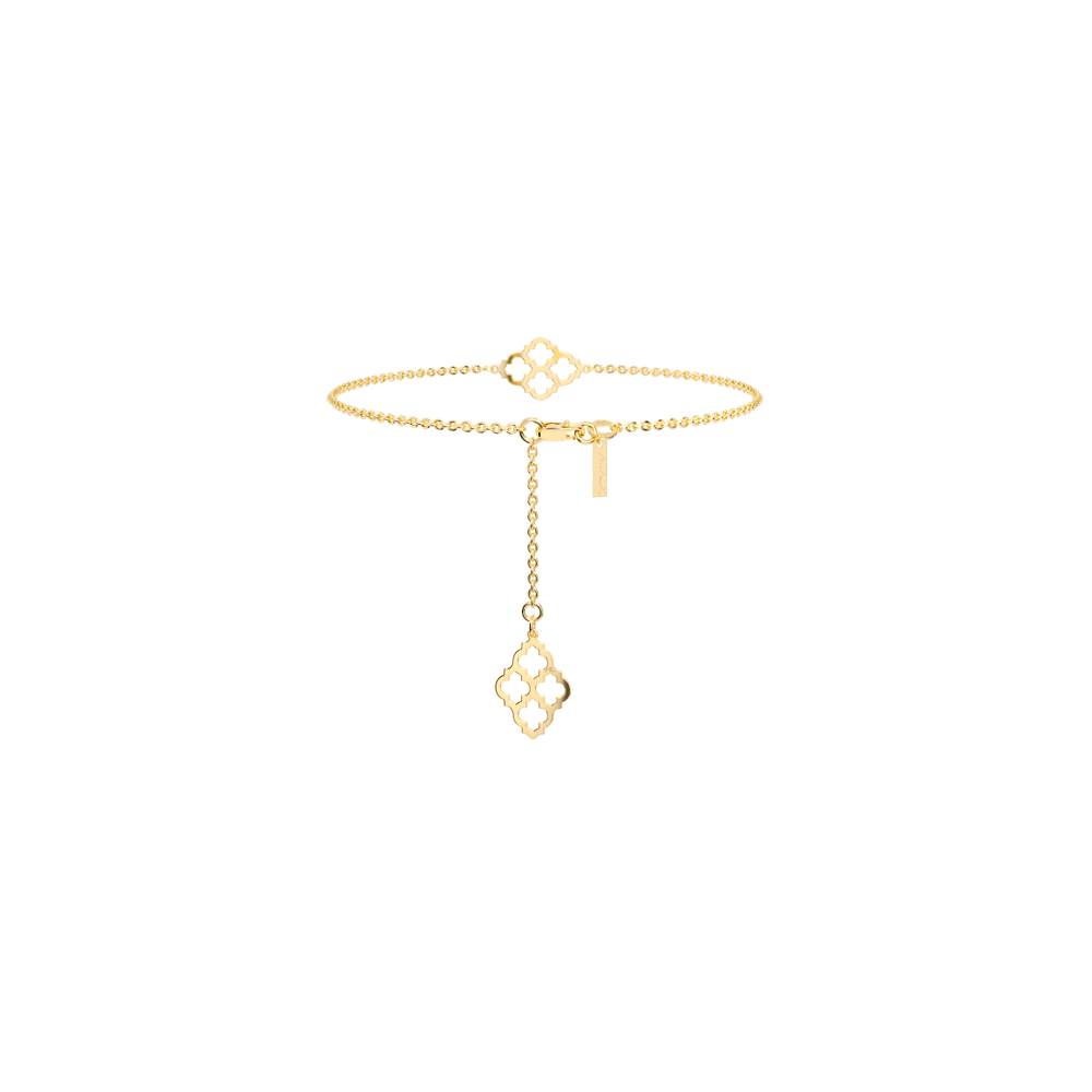 14 KT yellow gold Amal ankle bracelet