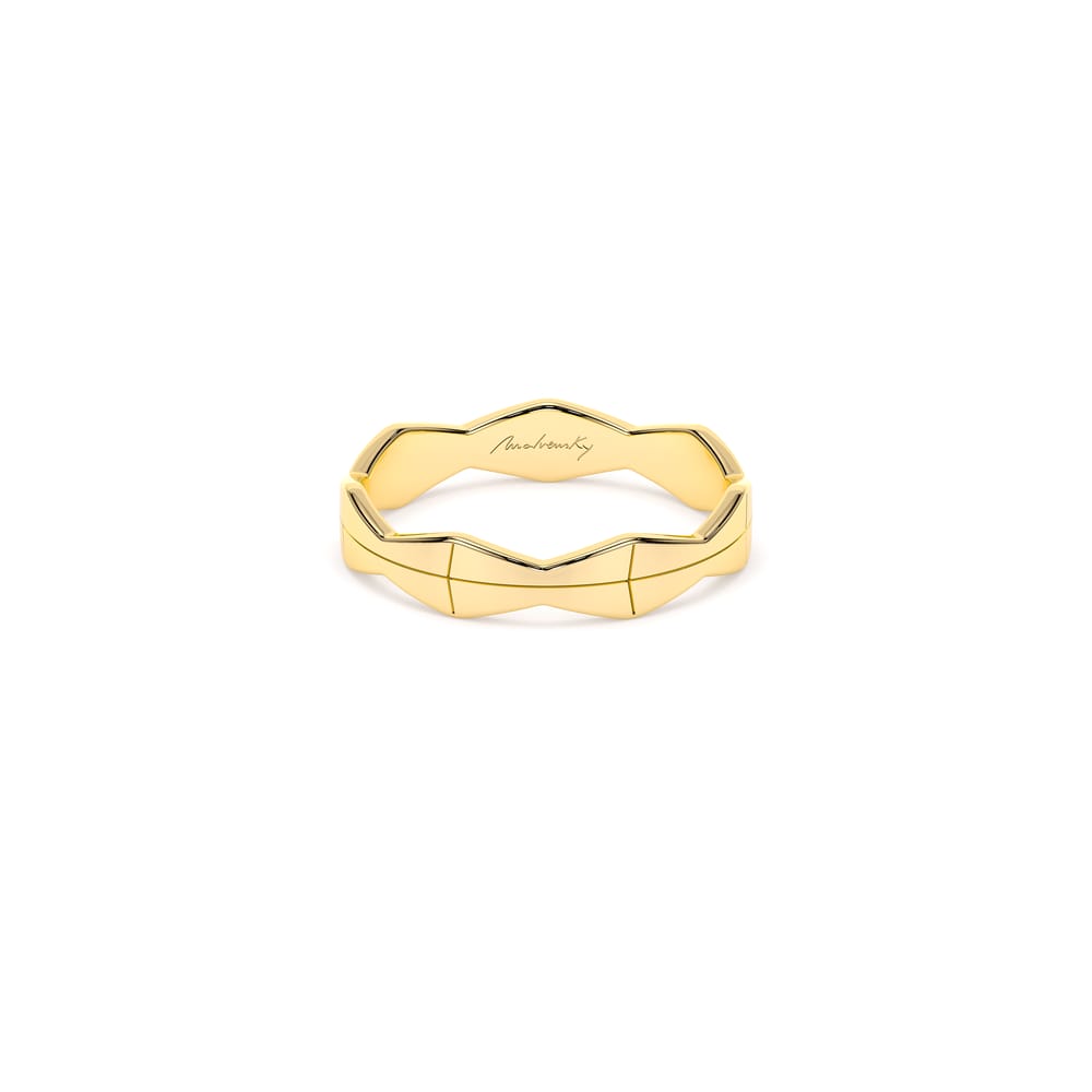 Inel Infinity, mediu, din aur galben 14 KT