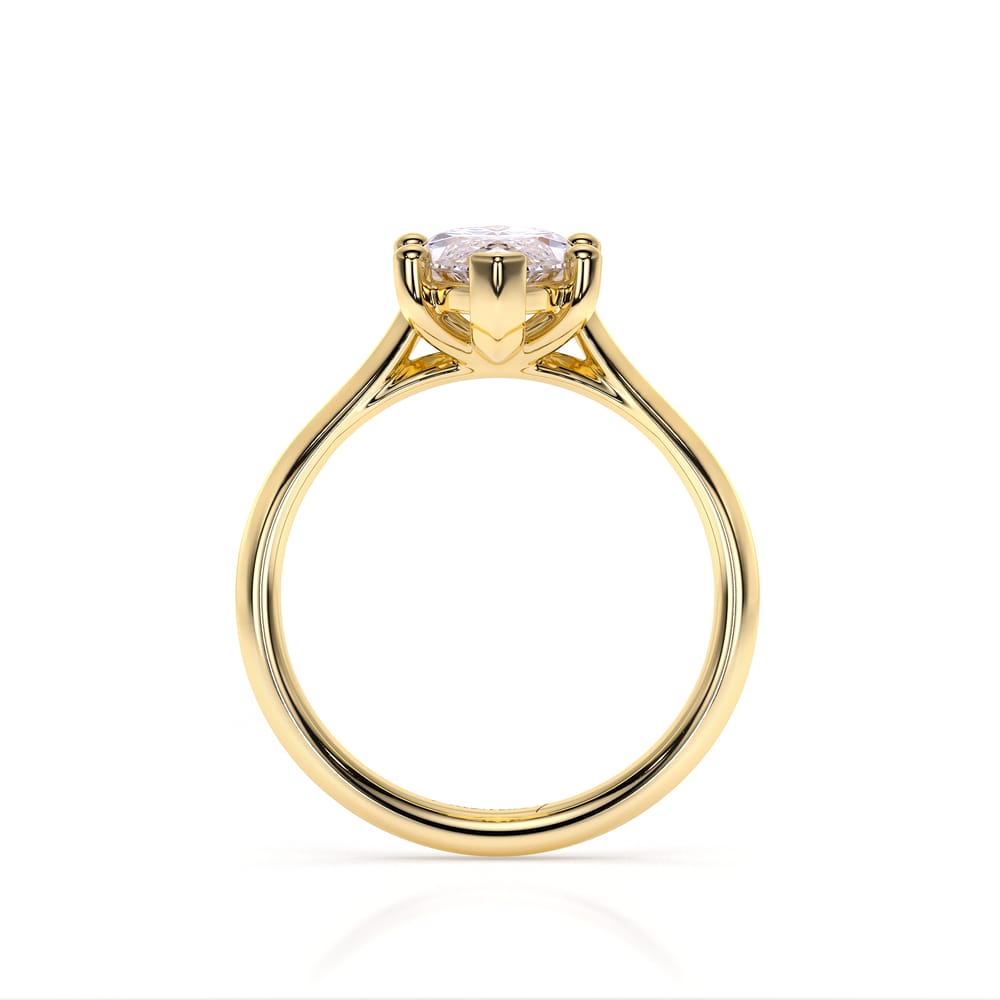 Inel de Logodna Classic Aur Galben 18 KT Marquise Cut LGD 2.00 CT