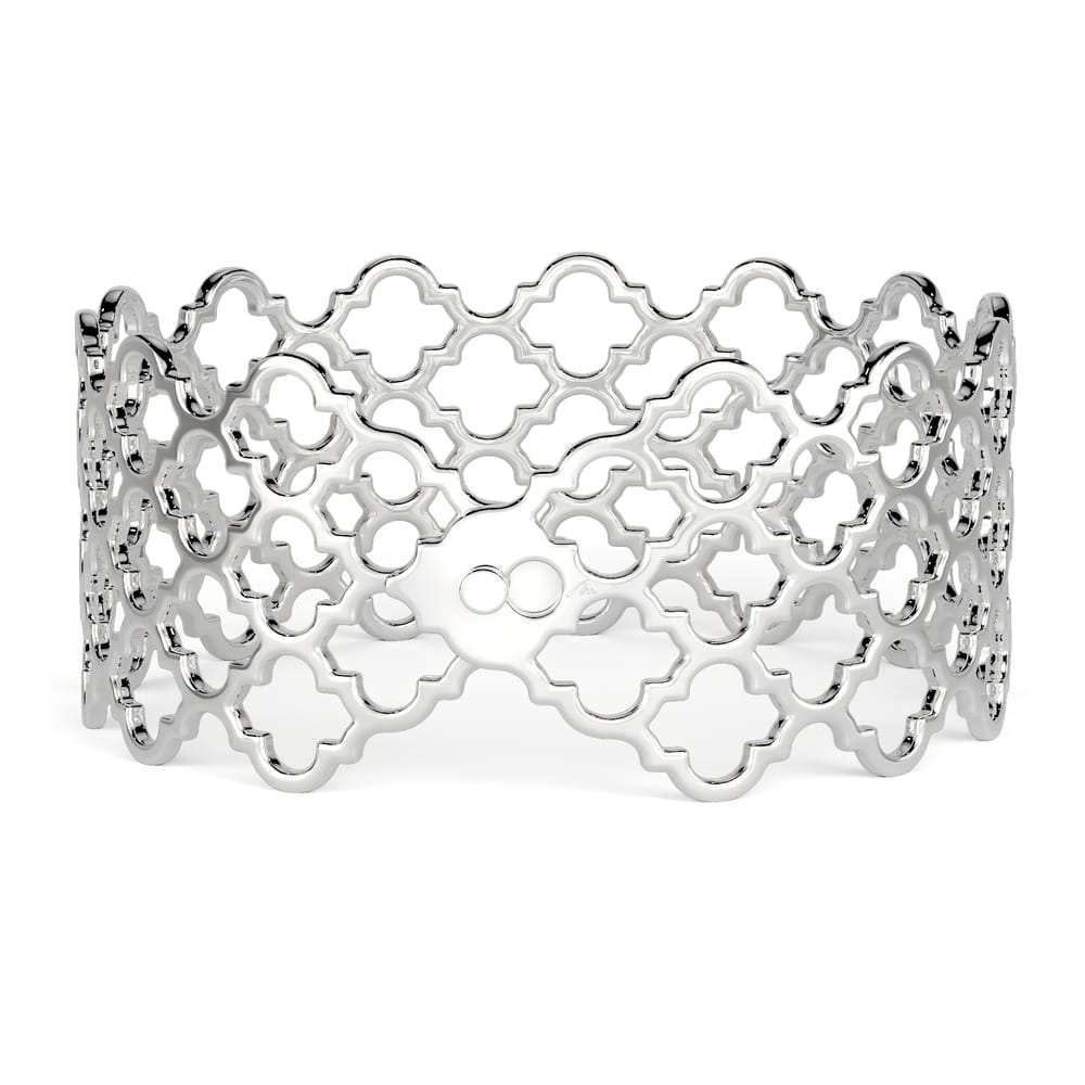 Bratara Mouna, din aur alb 14 KT