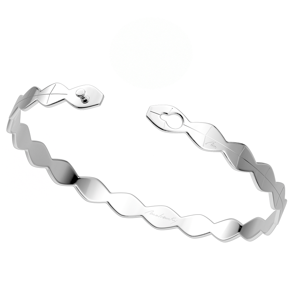 14 KT white gold Infinity bracelet