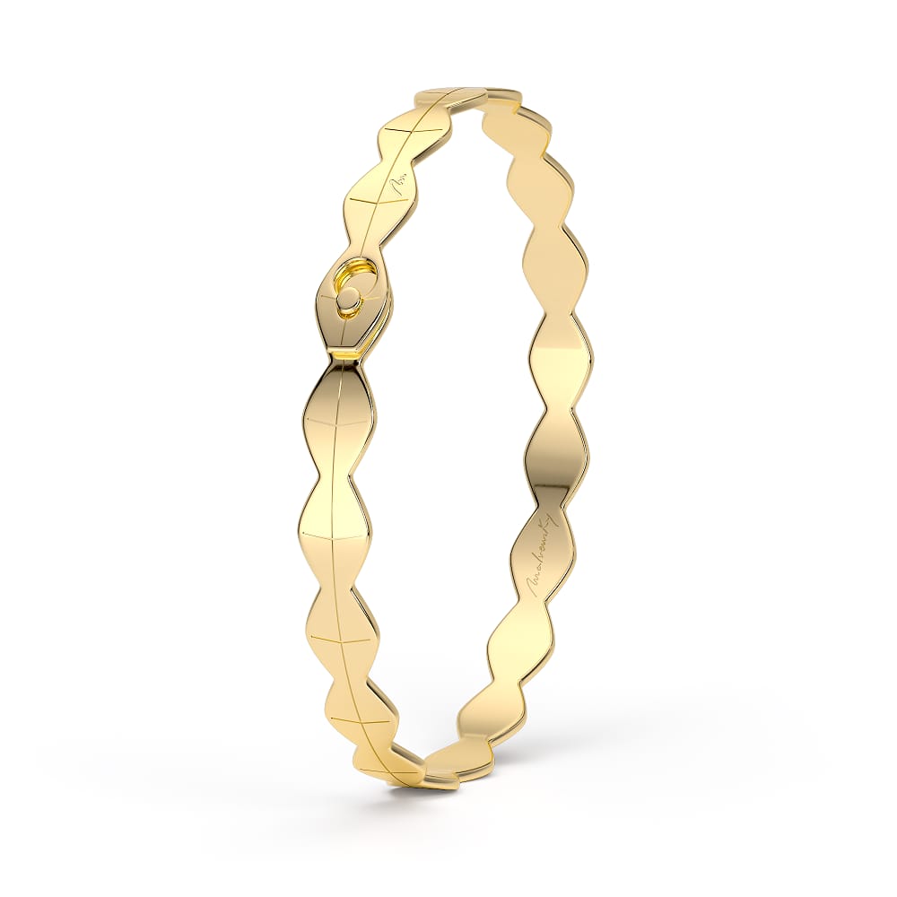 Bratara Infinity, din aur galben 14 KT