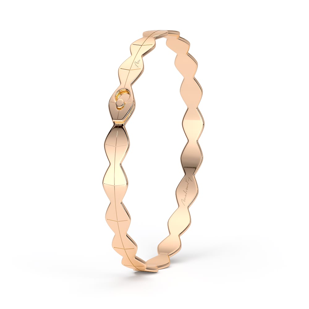 Bratara Infinity, din aur roz 14 KT