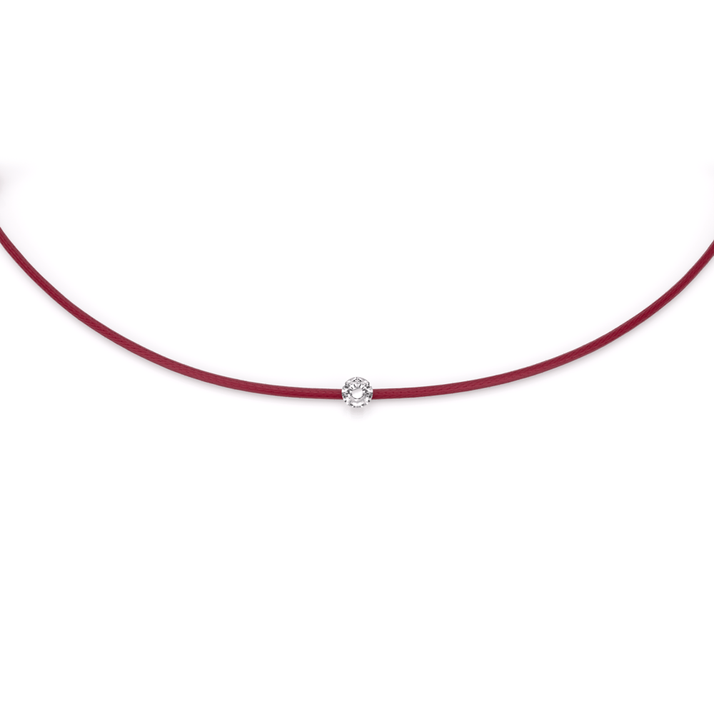 Crystal Wish bracelet on string
