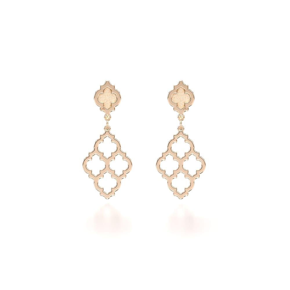 14 KT rose gold Sahar earrings