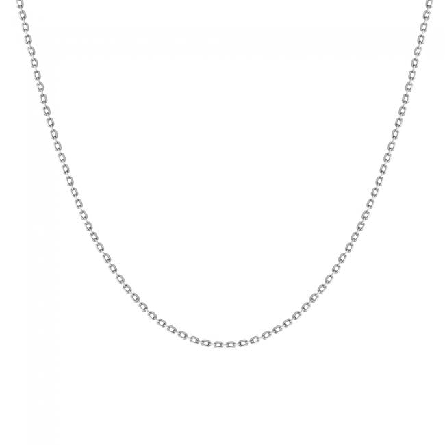 14 KT white gold chain