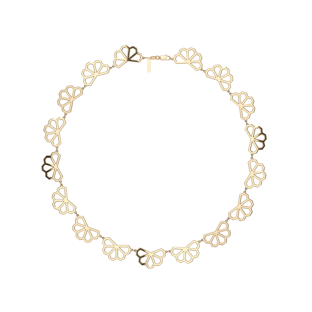 14 KT yellow gold Monte Carlo necklace
