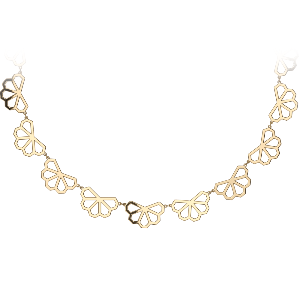 14 KT yellow gold Monte Carlo necklace