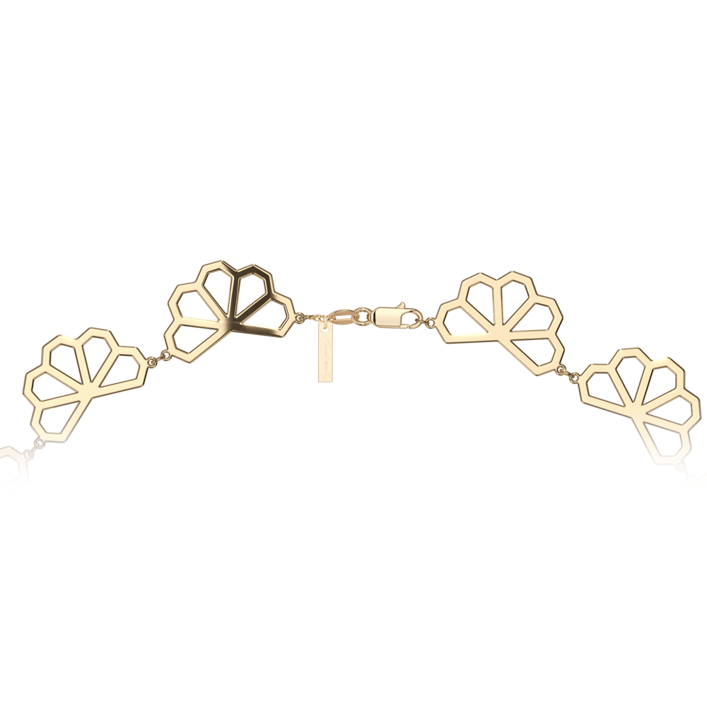 14 KT yellow gold Monte Carlo necklace