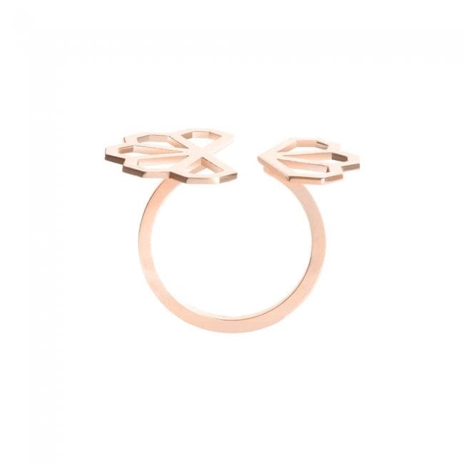 Inel din aur roz 14 KT, Monte Carlo