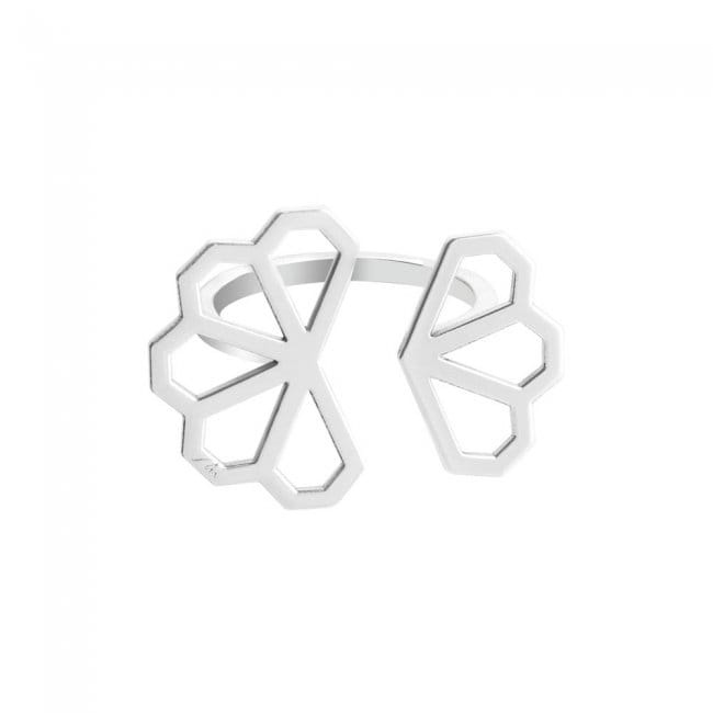 Inel din aur alb 14 KT, Monte Carlo