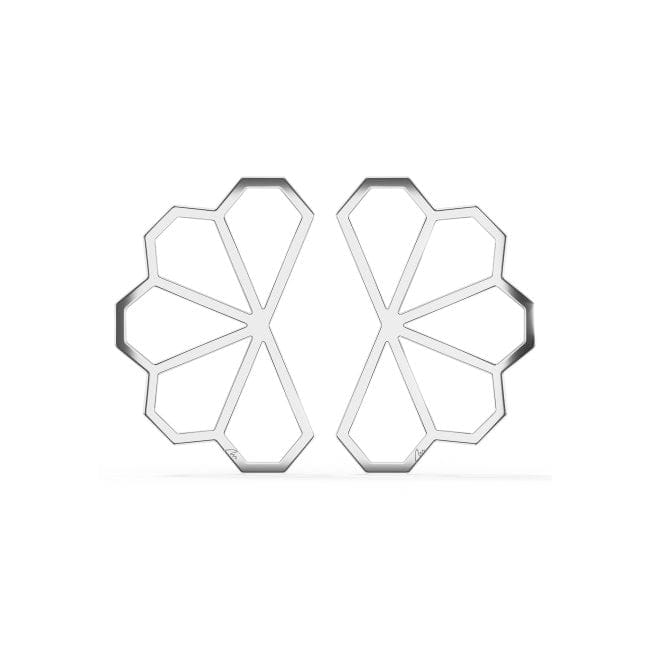 14 KT white gold Monte Carlo earrings