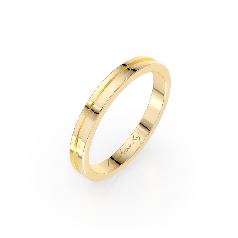 Verigheta Dream, subtire, din aur galben 14 KT