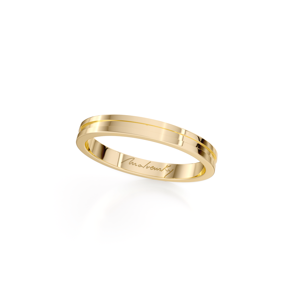 Verigheta Dream, subtire, din aur galben 14 KT