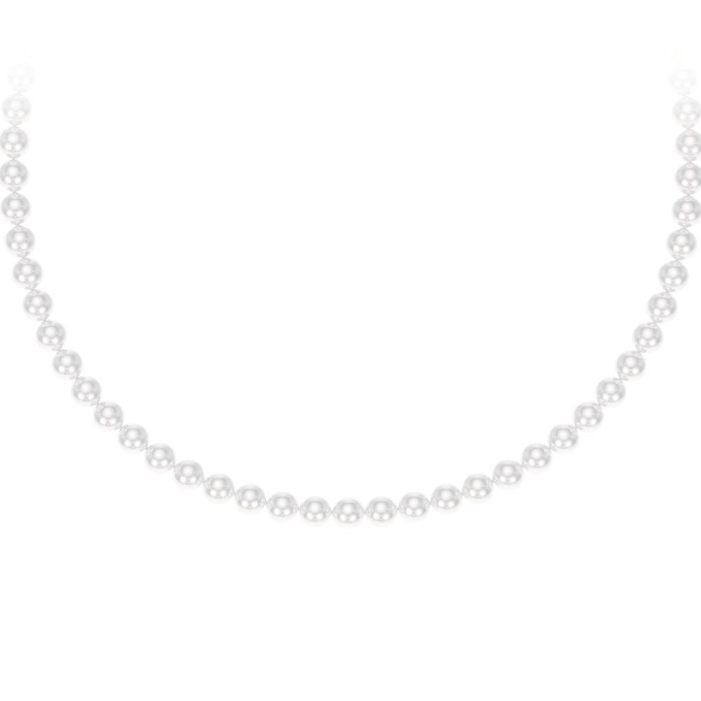 14 KT rose gold 6 mm pearls Selma necklace
