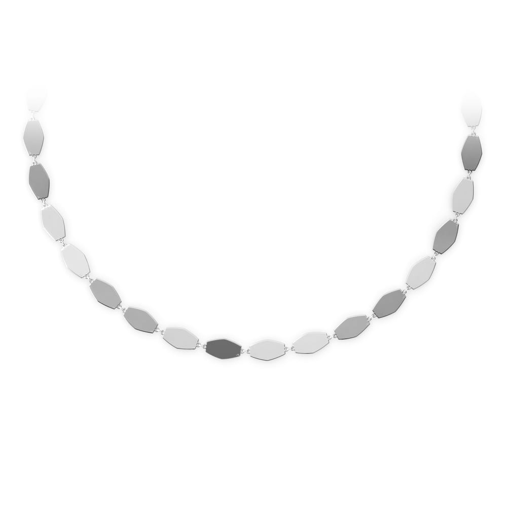 Colier Infinity, din aur alb 14 KT