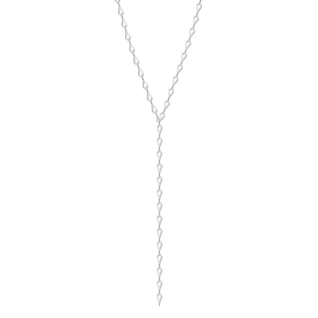 Colier Grace 85 cm, din aur alb 14 KT