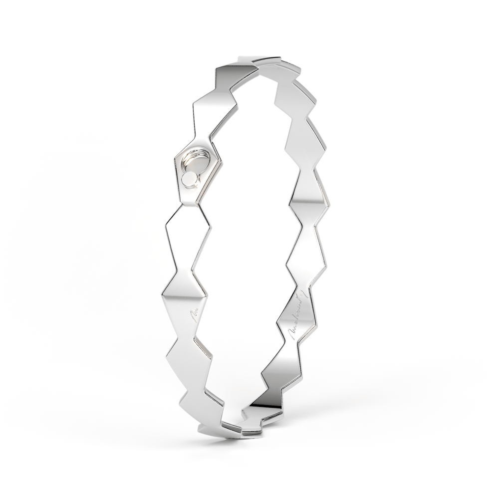 14 KT white gold Grace Full bracelet