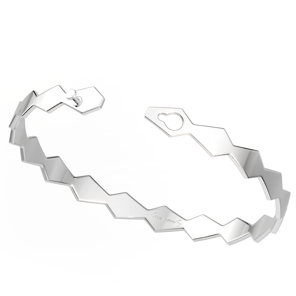 14 KT white gold Grace Full bracelet