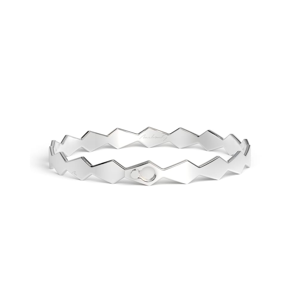14 KT white gold Grace Full bracelet