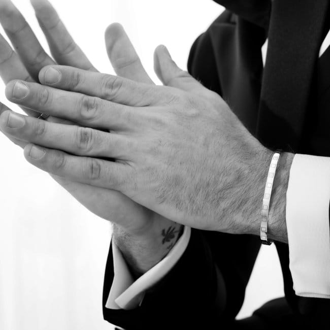 14 KT rose gold Bangle King Slim bracelet