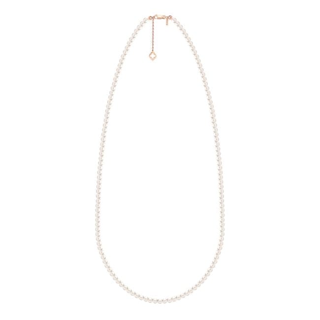 14 KT rose gold 80 cm 6 mm pearls necklace