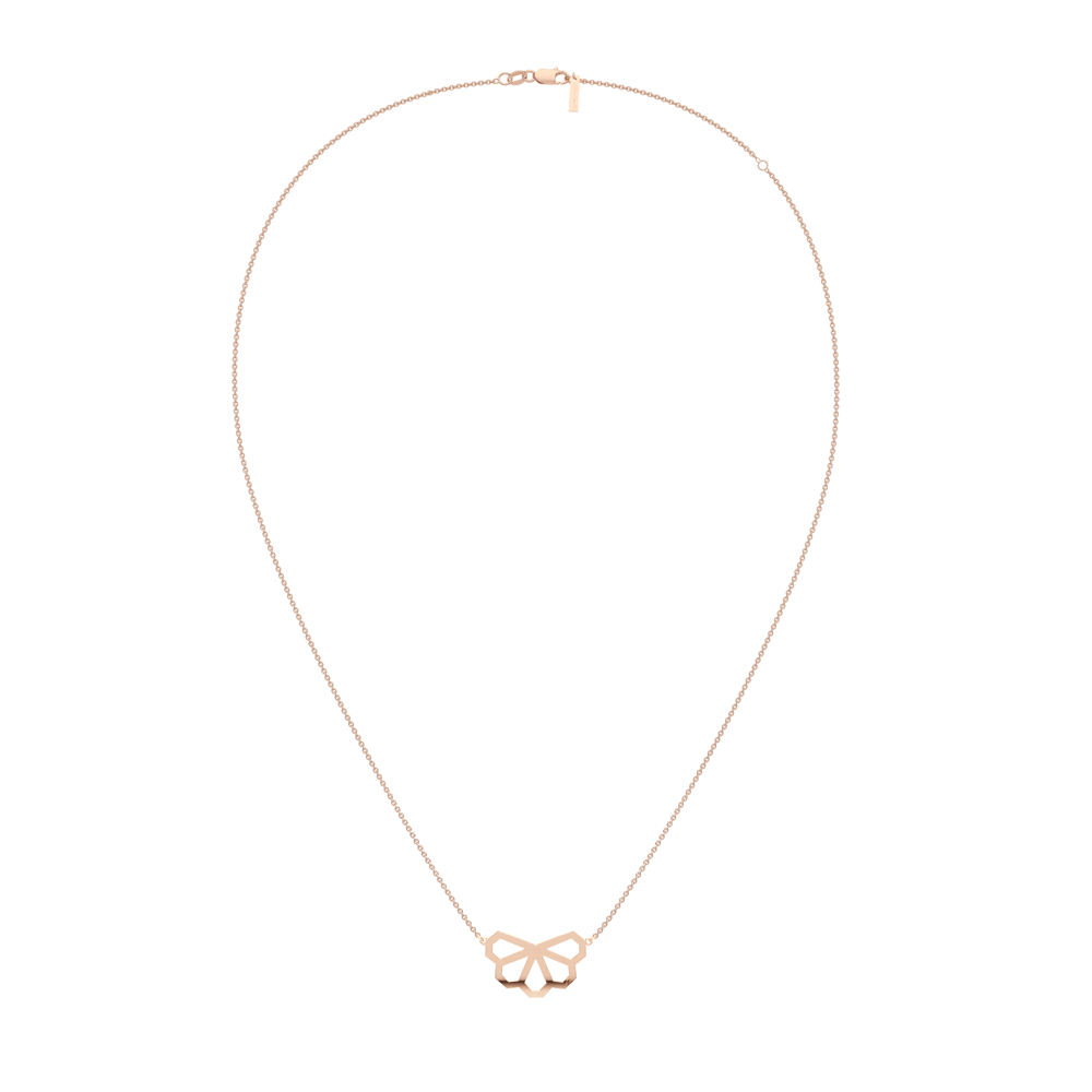 Lant Grace cu 5 petale, din aur roz 14 KT