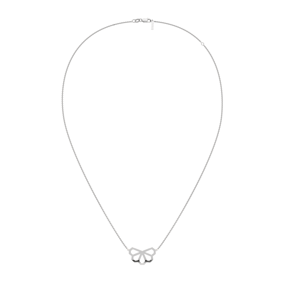 Lant Grace cu 5 petale, din aur alb 14 KT