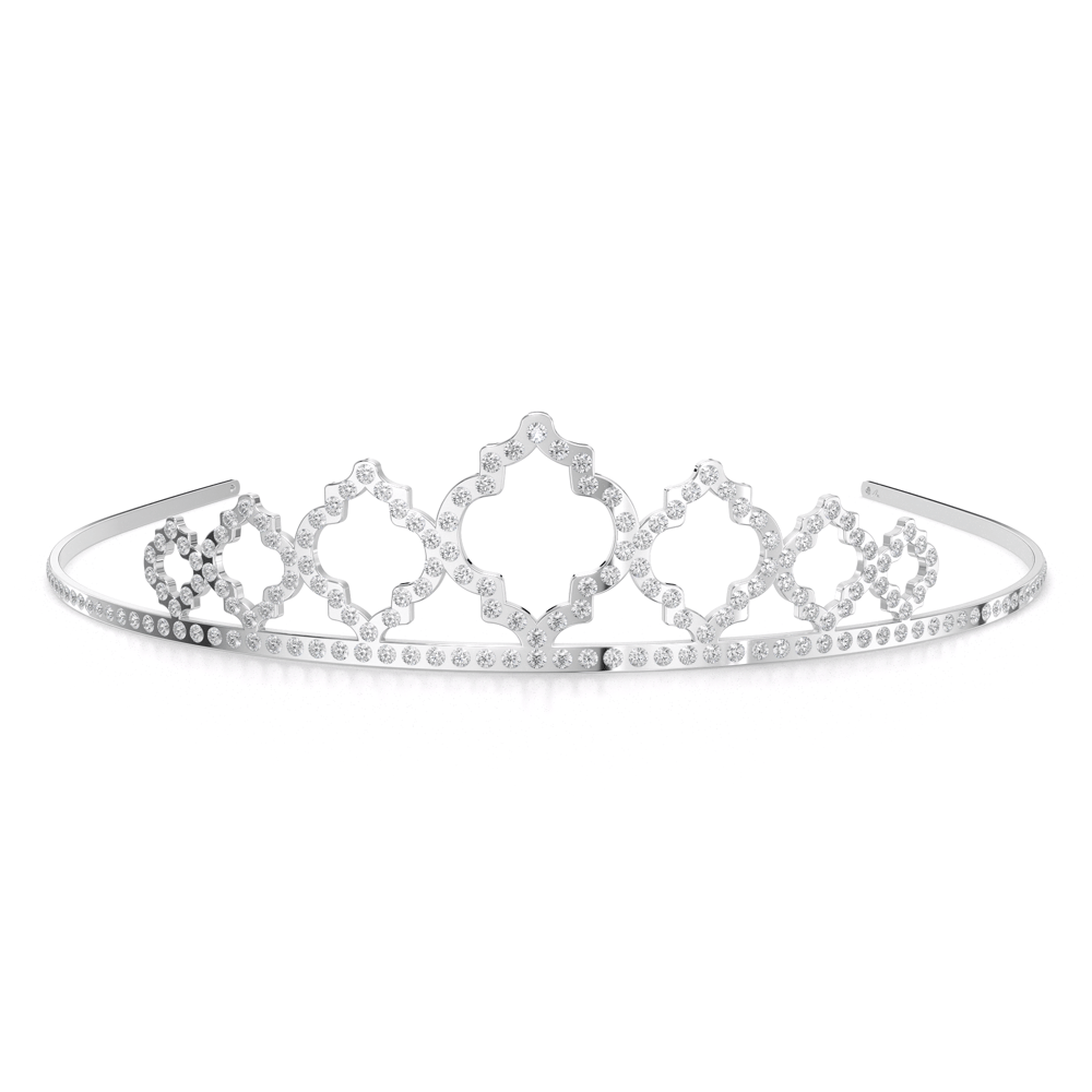 Palladium Plated Brass And Crystals The Heart Of Orient Tiara Malvensky Palladium Plated Brass And Crystals The Heart Of Orient Tiara Malvensky