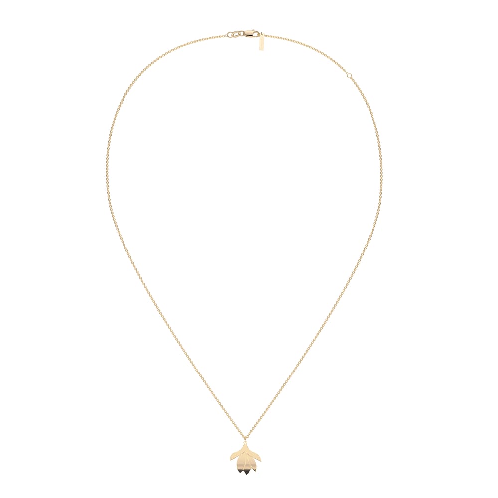 Pandantiv Magnolia, din aur galben 14 KT