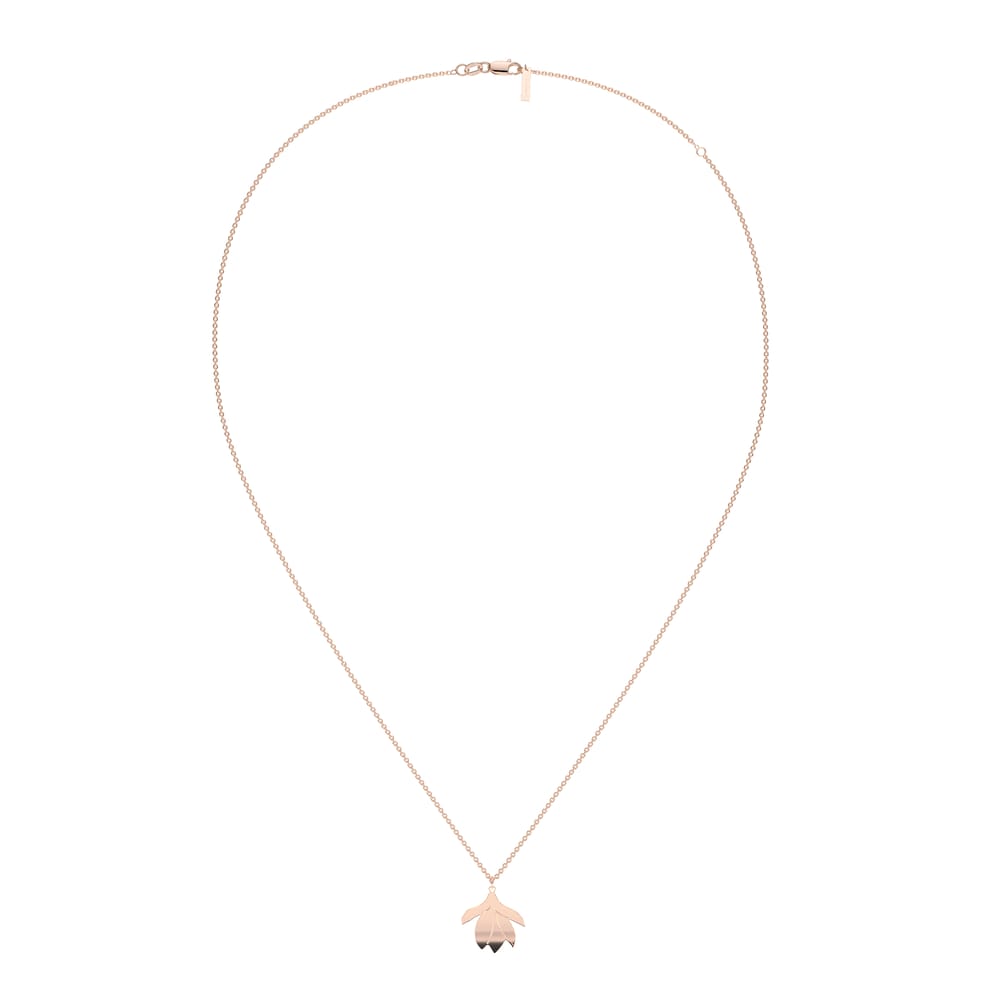 Pandantiv Magnolia, din aur roz 14 KT