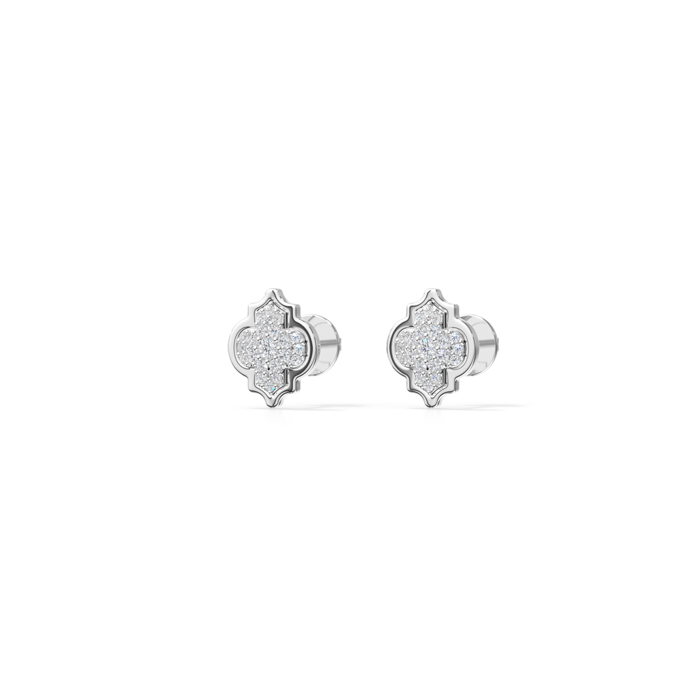 18 KT white gold Alaya S Diamonds 0.24 CT lab-grown diamonds earrings