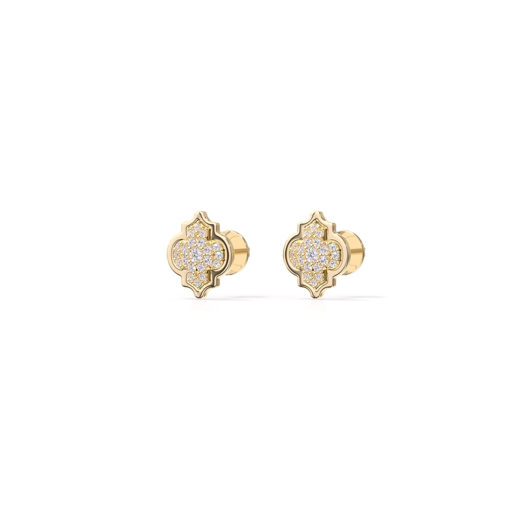 18 KT yellow gold Alaya S Diamonds 0.24 CT lab-grown diamonds earrings