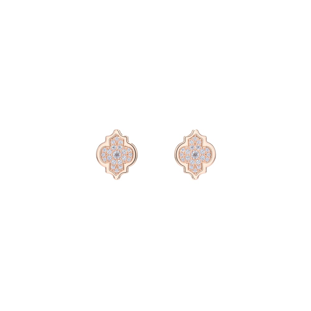 18 KT rose gold Alaya S Diamonds 0.24 CT lab-grown diamonds earrings