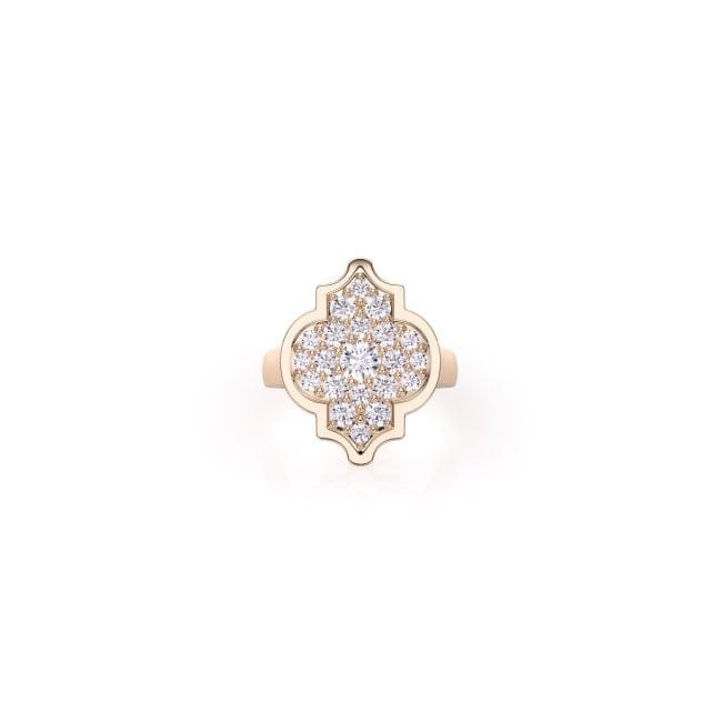 18 KT rose gold Aman Pinky Diamonds, with 1.19 CT lab-grown diamonds