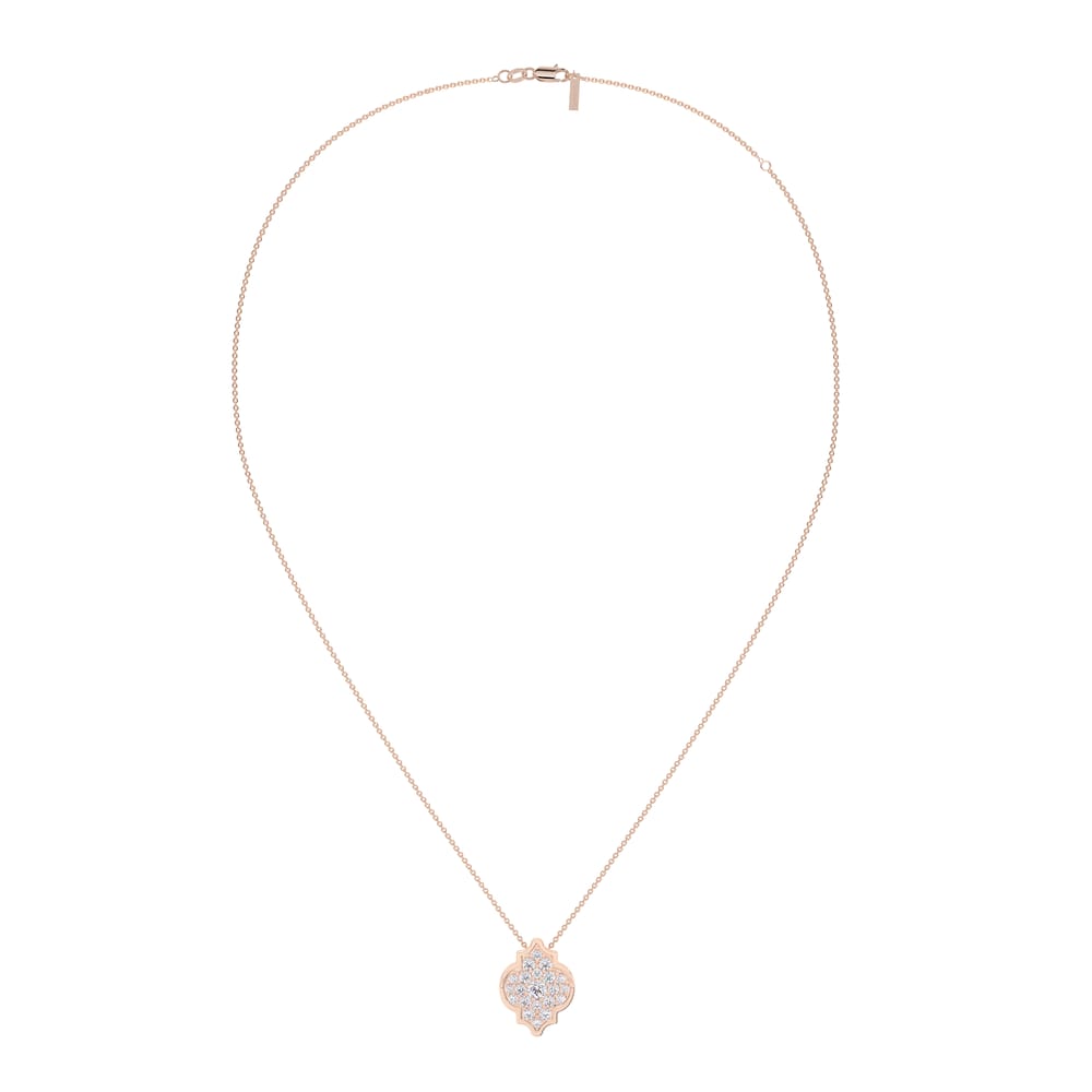 18 KT rose gold Alaya S Diamonds 1.19 CT lab-grown diamonds necklace