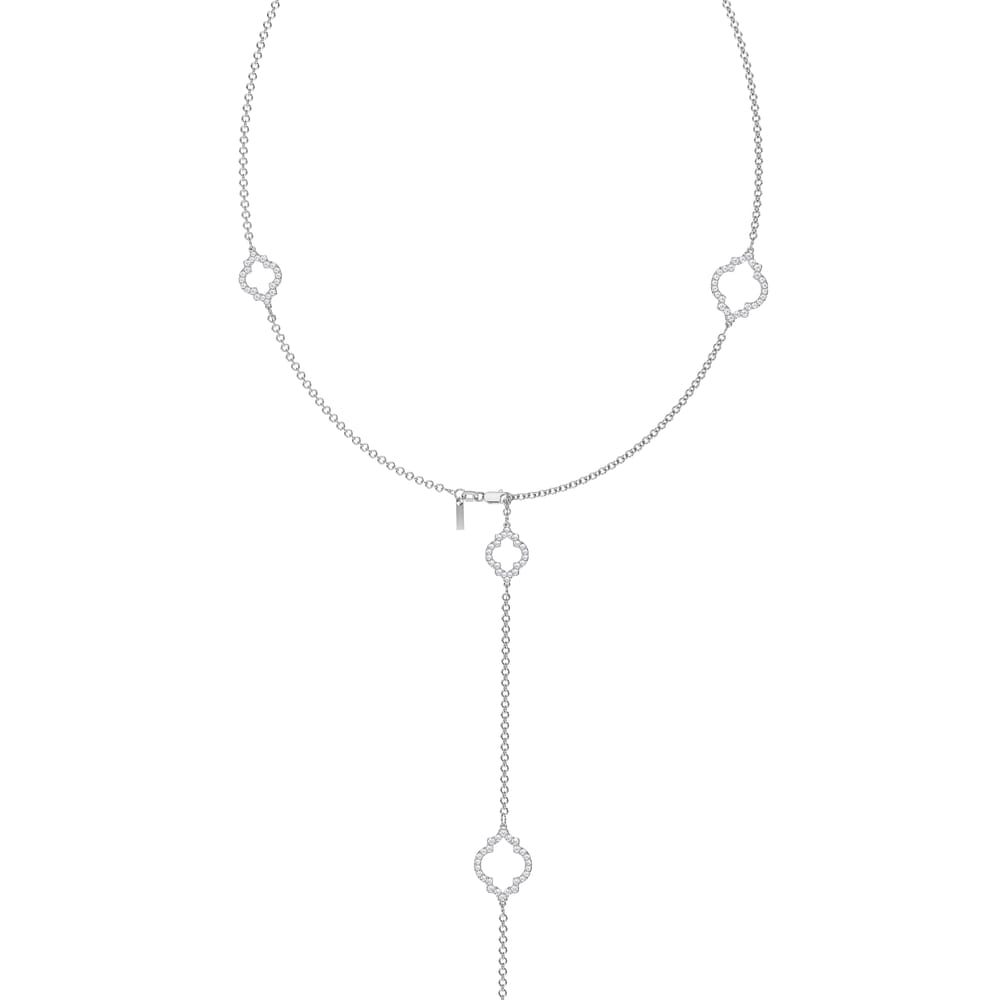 18 KT white gold Amina Diamonds 6.38 CT lab-grown diamonds necklace