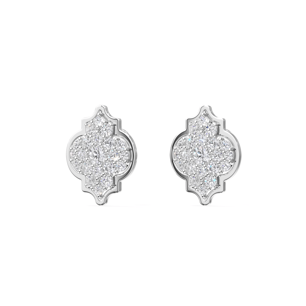 18 KT white gold Alaya M Diamonds 0.75 CT lab-grown diamonds earrings