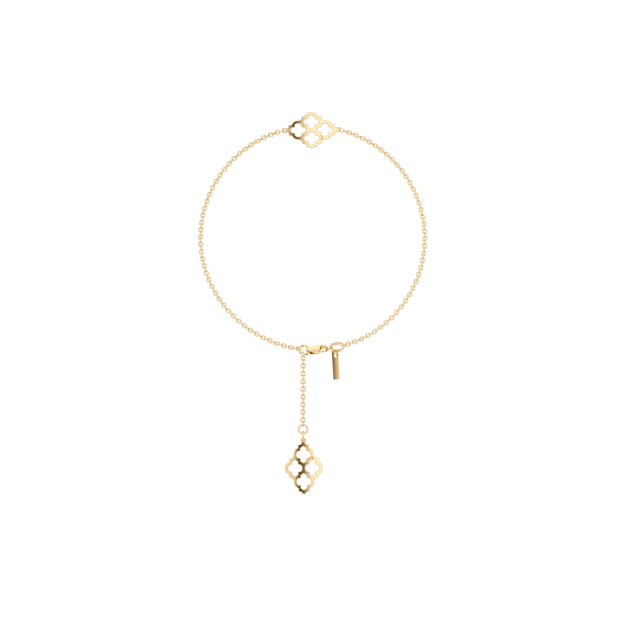 Bratara de picior din aur galben 14 KT, Amal